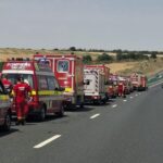 traficul de pe a2 a fost deviat pe dn 22 in urma accidentului cu 7 autoturisme din zona localitatii pestera 686a465bc9eb1