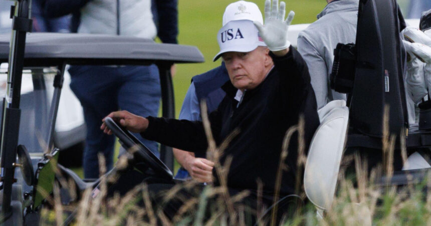 trump pe terenul de golf inaintea intalnirii cu ursula von der leyen agenda discutiilor 6886481d80b5a