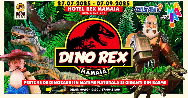vara prinde viata in mamaia cu dino rex o experienta preistorica interactiva 688245df2e62f