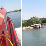video accident naval la tulcea o ambarcatiune cu 12 persoane la bord s a izbit in malul dunarii 6868d59183c10