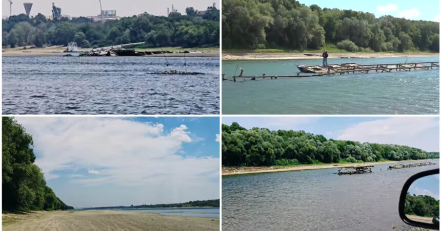 video dunarea scade periculos imagini spectaculoase cu epave germane din al doilea razboi mondial care ies la suprafata pe cursul fluviului 6872c37835c33