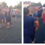 video exclusiv bataie ca n vestul salbatic la mereni din cauza unei porti de fotbal ce ocupa strada 68815f940a9e7