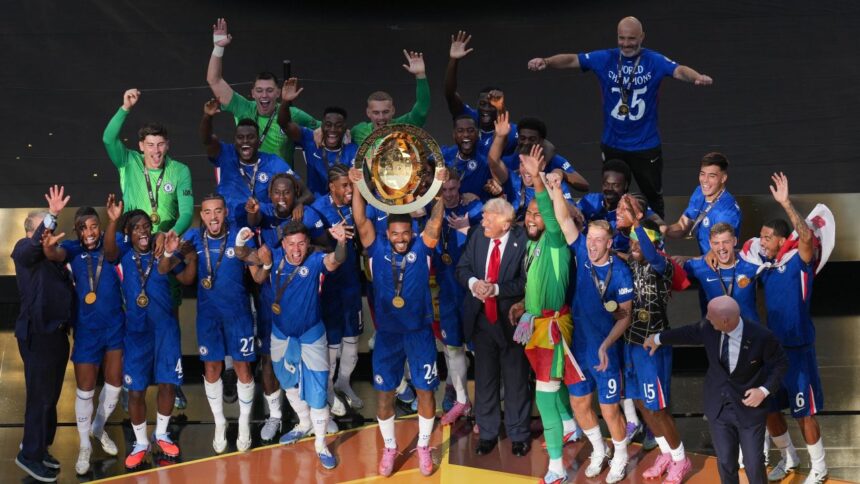 video exclusiv reactiile wtf ale jucatorilor lui chelsea dupa prezenta lui donald trump la premierea fifa club world cup 2025 687513e9c40aa
