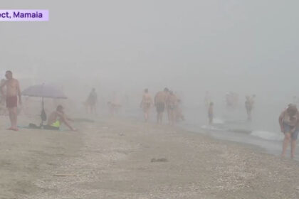 video imagini spectaculoase de pe litoral o ceata densa a cuprins plajele din mamaia si vama veche 68834ddbe5903