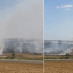 video mai multe anexe gospodaresti au ars in casimcea judetul tulcea focul a pornit de la un incendiu de vegetatie 6867c0334747e