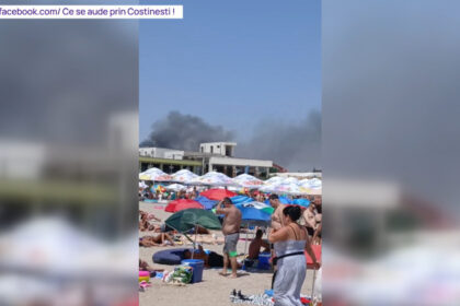 video panica pentru turisti la costinesti un incendiu de vegetatie a izbucnit langa plaja 6884f0806efb0