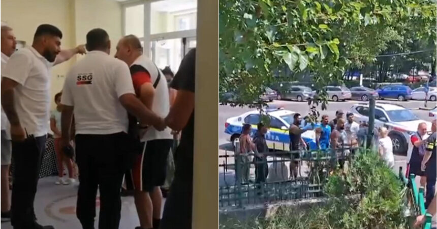 video scandal la spitalul marie curie din capitala agent de paza acuzat ca a lovit un barbat si a folosit spray lacrimogen 686aa93617ae1