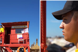 video supereroul plajei din eforie salvamarul antonio are grija de sanatatea si linistea turistilor 6877d38e12413