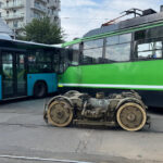 videofoto accident intre un tramvai si un autobuz al stb in sectorul 5 din capitala momentul in care cele doua vehicule se ciocnesc 11 raniti 688b33b63a656