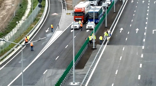 videofoto deschidere cel mai lung traseu exclusiv pe autostrada si drum