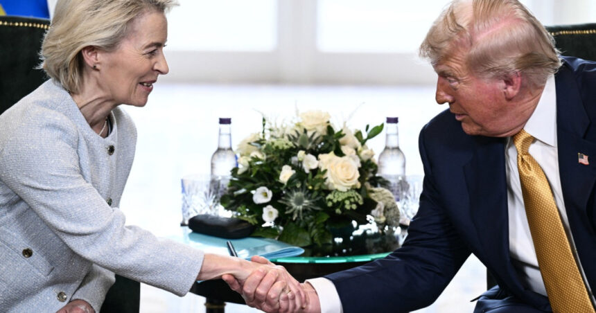 von der leyen apara acordul ue sua pe tarife cel mai bun pe care l am putut obtine industria germana nemultumita o umilinta 68873466df92d