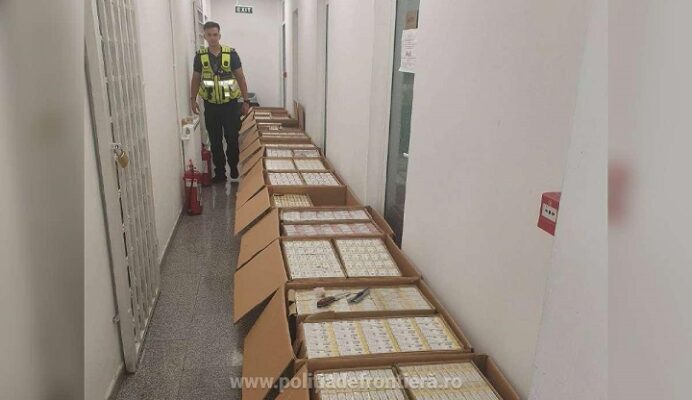 20 000 de pachete cu tigari de contrabanda descoperite de politistii de frontiera de la negru voda 68ad9991d47a5