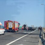 accident cu 3 masini pe a2 autostrada soarelui traficul se desfasoara pe o singura banda pe sensul spre constanta 688c782ccc919