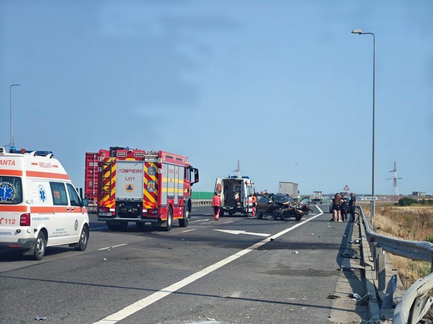 accident cu cinci masini pe autostrada a2 bucuresti constanta spre litoral traficul este restrictionat 689ec4d88b3ae