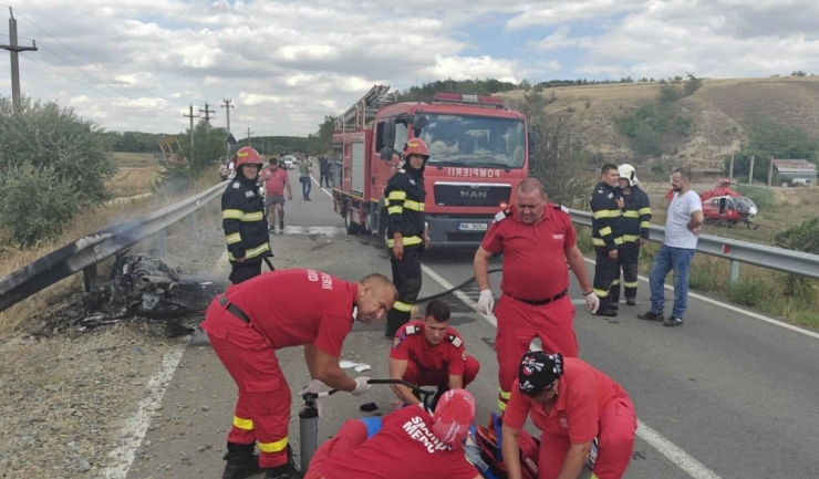 accident grav intre doua motociclete la rasova doua persoane ranite una in stare grava 68ab68cced510