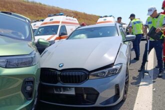 accident rutier cu 5 autoturisme implicate pe autostrada a2 bucuresti constanta 68ac37da79f29