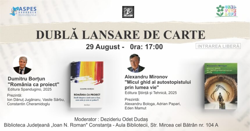 alexandru mironov si dumitru bortun dubla lansare de carte la biblioteca judeteana constanta 68b22408f27f5