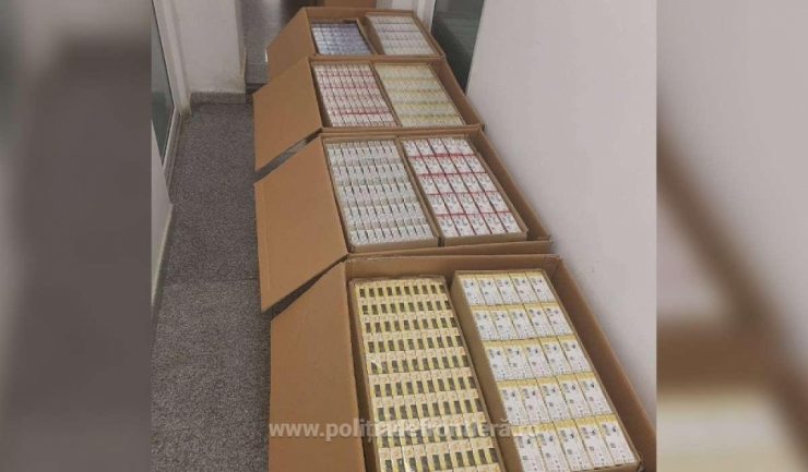 aproape 400 de mii de tigari descoperite de politistii de frontiera constanteni intr un microbuz 68aeda117306c