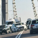 atentie soferi accident rutier pe dn 39 pe podul de la agigea se circula cu dificultate 68b1c374dbe37