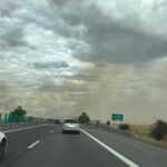 autostrada a2 blocata un incendiu de vegetatie a oprit circulatia pe ambele benzi ale sensului de mers catre bucuresti 68946b5170c22