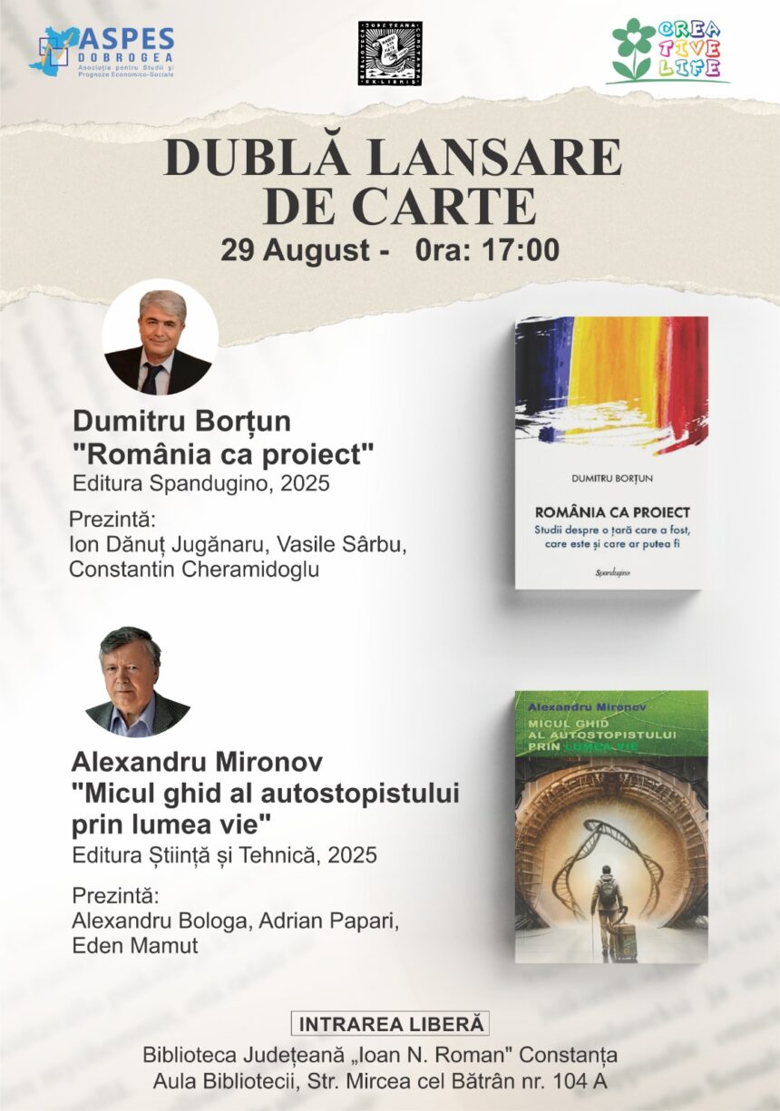 dubla lansare de carte la biblioteca judeteana constanta 68a91d116afeb