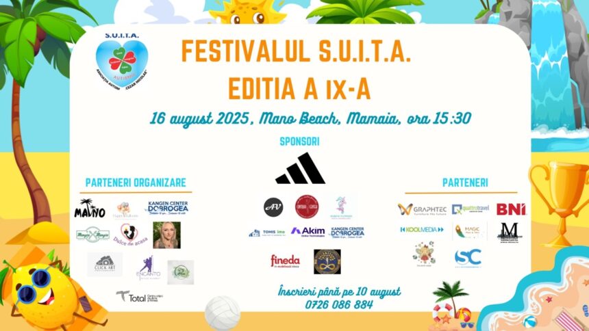 festivalul su i t a dedicat strangerii de fonduri pentru cel mai mare centru functional pentru copiii si tinerii cu dizabilitati are loc pe 16 august in mamaia vezi aici detaliile 68922135cd382