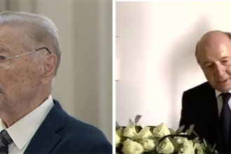 fostii presedinti emil constantinescu si traian basescu i au adus un ultim omagiu lui ion iliescu 689335415c0e9