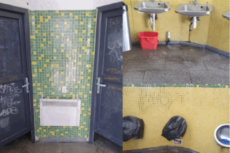 foto constanta toaletele de 150 000 de euro din parcul arheologic au ajuns focare de infectie wc urile sunt infundate peretii sunt desenati si dotarile ruginite ce spune primaria 688cce5b7d69d