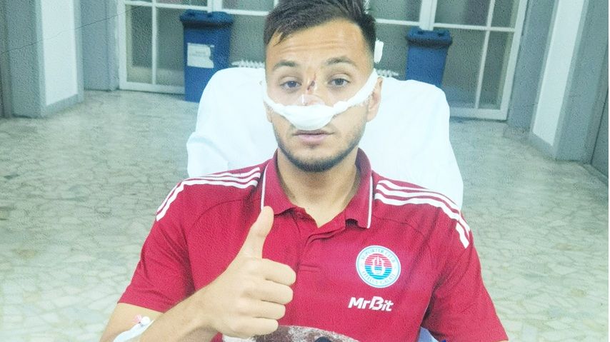 foto diagnostic dur primit de dur bozoanca dupa ce a fost facut ko de un coechipier in fc arges otelul 68a409c1bf081