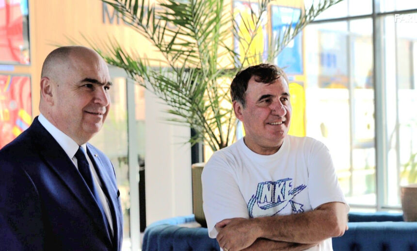 foto ilie bolojan l a vizitat pe gheorghe hagi la academia de fotbal cei doi s au fotografiat impreuna 689f41de42bce