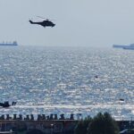 foto pregatiri de ziua marinei 2025 pe faleza cazinoului si in portul tomis elicoptere militare vase si salupele rapide ale fortelor navale si au facut deja aparitia 689382b998cc0
