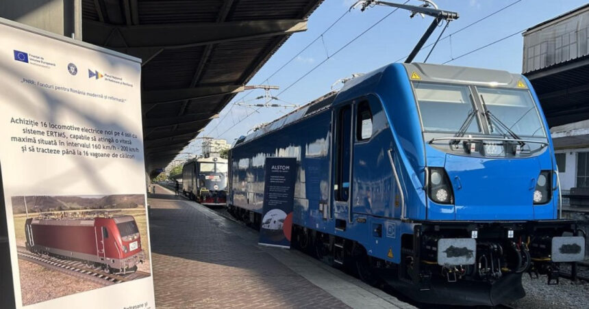 foto prima locomotiva electrica alstom traxx a ajuns in romaniei si este testata la faurei atinge 200 km h si poate tracta 16 vagoane 6894cb28af4ae