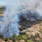 foto video incendiu violent de vegetatie la medgidia pompierii intervin cu 9 autospeciale 68a1df10652ea