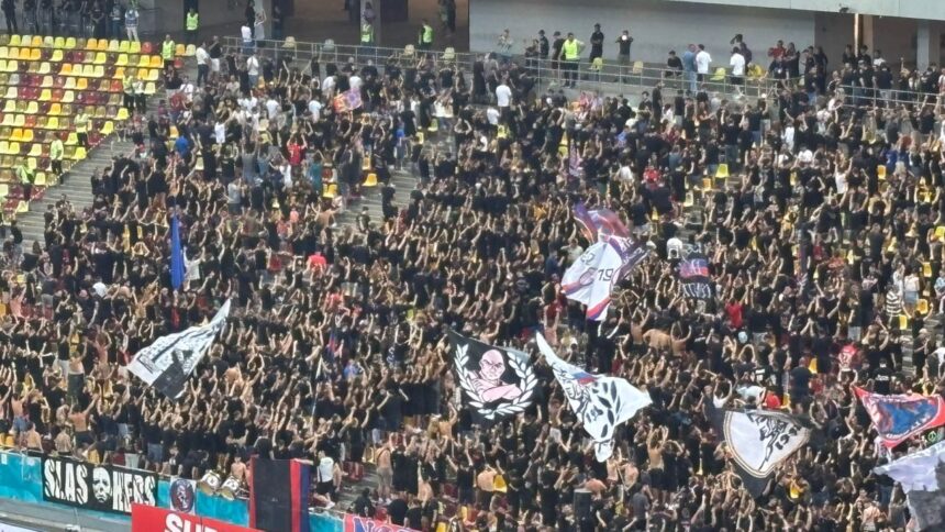 galerie foto gestul sfidator facut de fanii fcsb in startul derby ului cu rapid 68a22d504b4af