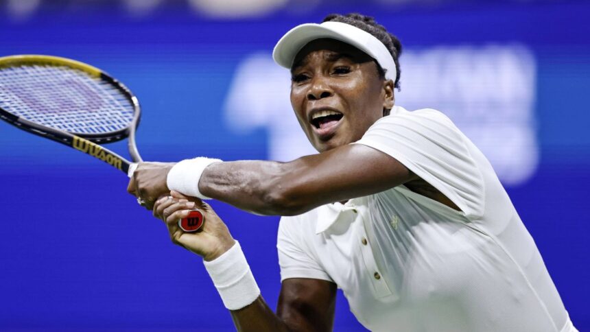galerie foto la 45 de ani venus williams a castigat un meci la us open 2025 cati ani au trecut de la precedenta victorie in proba de dublu 68b1be1abb26c