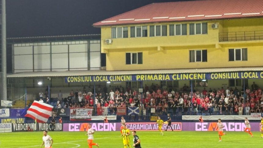 galerie foto stadionul plin la clinceni fanii lui dinamo au luat cu asalt micuta arena de langa bucuresti 68964b906eab2