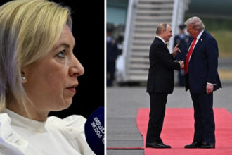 galerie foto zaharova ironizeaza presa occidentala dupa ce trump l a primit pe putin cu covor rosu in alaska se afla intr o frenezie totala 68a029244f99c
