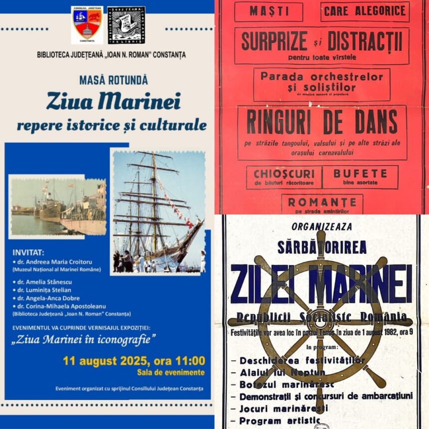 masa rotunda ziua marinei repere istorice si culturale si expozitia ziua marinei in iconografie la biblioteca judeteana constanta 689547da7199e