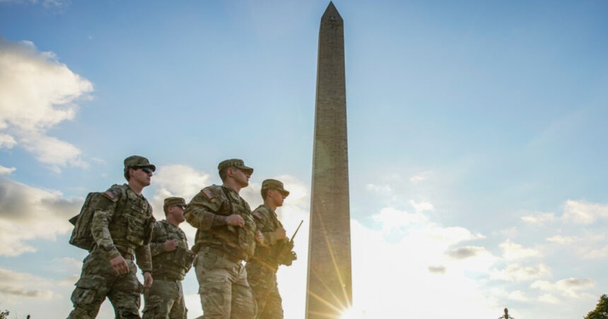 militarii din garda nationala mobilizati la washington vor purta in curand arme anunta pentagonul 68a8ced10b4ed