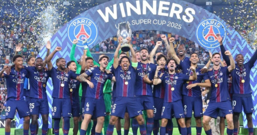 paris saint germain a cucerit in premiera supercupa europei dupa ce a invins tottenham echipa lui radu dragusin 689e48eabb029
