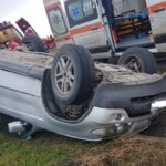 un autoturism in care se aflau 4 persoane s a rasturnat pe dn22a in apropiere de sibioara 68a1945b40246