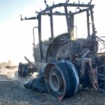 un tractor a ars pe dn2a intre vadu oii si harsova 68a0414b4db74