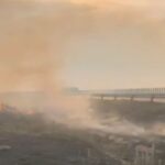un tronson din autostrada a2 inchis temporar din cauza unui incendiu de vegetatie 6899e860504f3