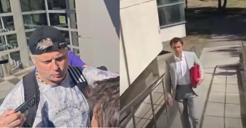video cristian radu intampinat de activistul ceausescu la curtea de apel constanta ce faci bai escrocule ia uite ce costum ti am adus 68aebf9252299
