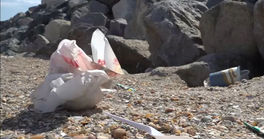 video cum arata plajele din romania la final de sezon turistii au lasat in urma chistoace de tigari resturi alimentare si ambalaje 68ac7d074f5e4