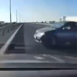 video gest inconstient pe autostrada a1 un sofer a tras brusc de volan pentru a intoarce si a lovit o alta masina 6897693f3d2f5