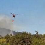 video incendiu de vegetatie in judetul tulcea flacari pe 6 hectare in zona chilia veche elicopter black hawk trimis la interventie 6890ec5eb0aec