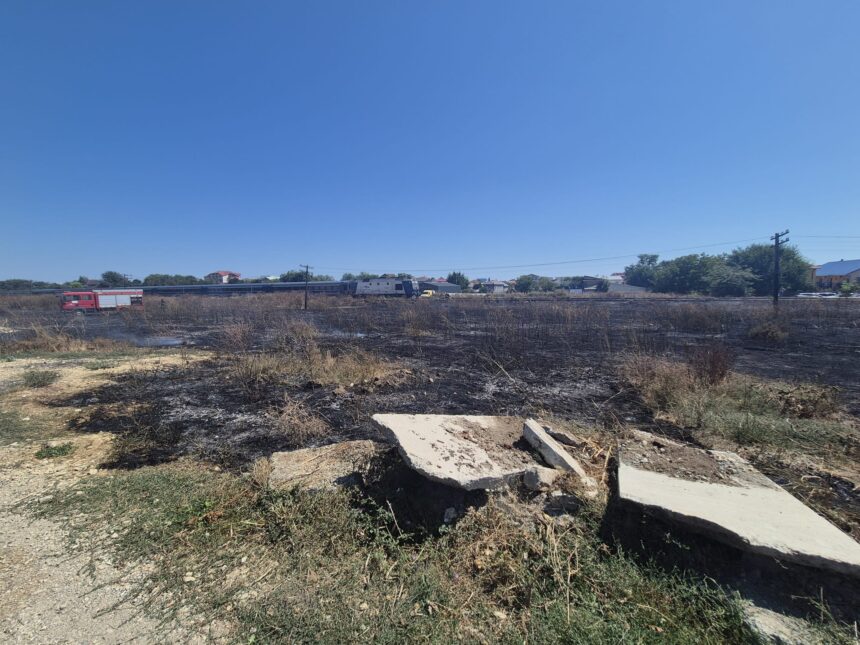 video incendiu in costinesti stins cu sprijinul jandarmilor si al politistilor 68a73789c953d