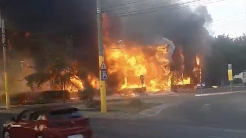 video incendiu violent la fostul club bellagio din mamaia cu degajari masive de fum si flacari de zeci de metri 6894d8676f899