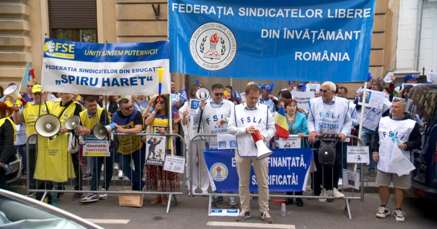 video inceputul de an scolar sub semnul intrebarii profesorii protesteaza in fata ministerului educatiei care sunt nemultumirile lor 68ac275e8c194
